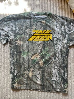 Zach Bryan Concert Camo Tee